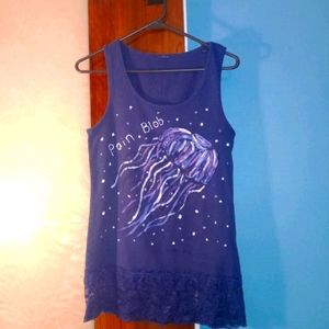 Reclaimed hand-painted shirts